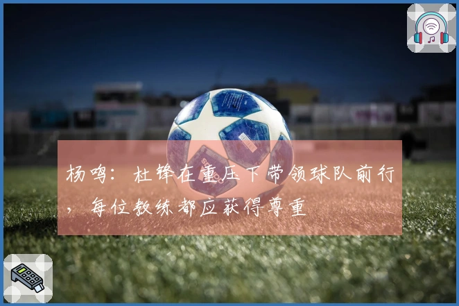 杨鸣：杜锋在重压下带领球队前行，每位教练都应获得尊重